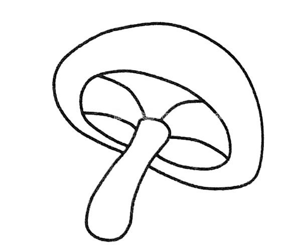 6张蘑菇简笔画