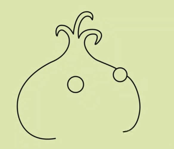 卡通的大蒜简笔画 卡通的大蒜简笔画