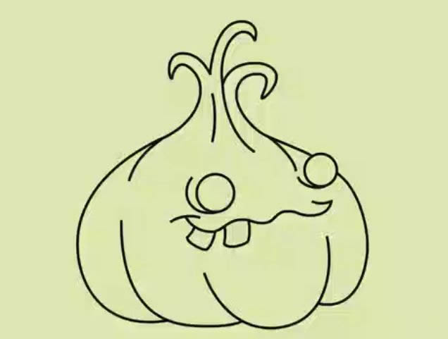 卡通的大蒜简笔画 卡通的大蒜简笔画