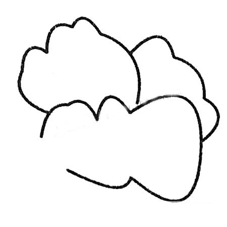 白菜简笔画画法