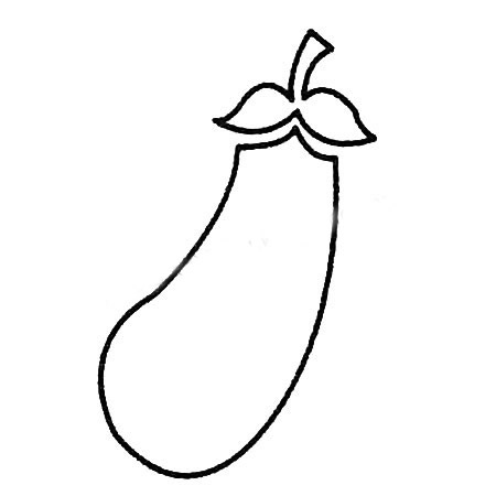 茄子简笔画图片大全
