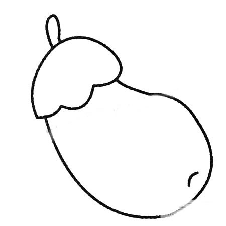 茄子简笔画图片大全