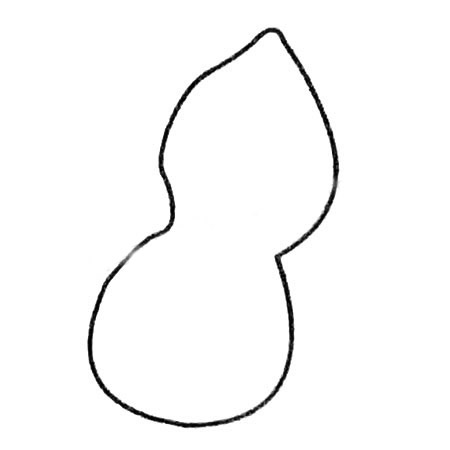 花生简笔画的画法(花生简笔画彩色可爱)