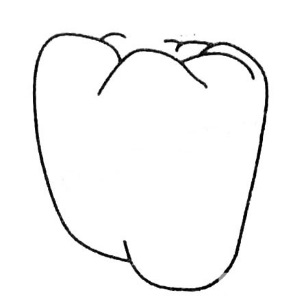 青椒简笔画的画法