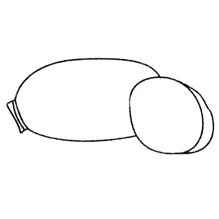 教你三步画出莲藕