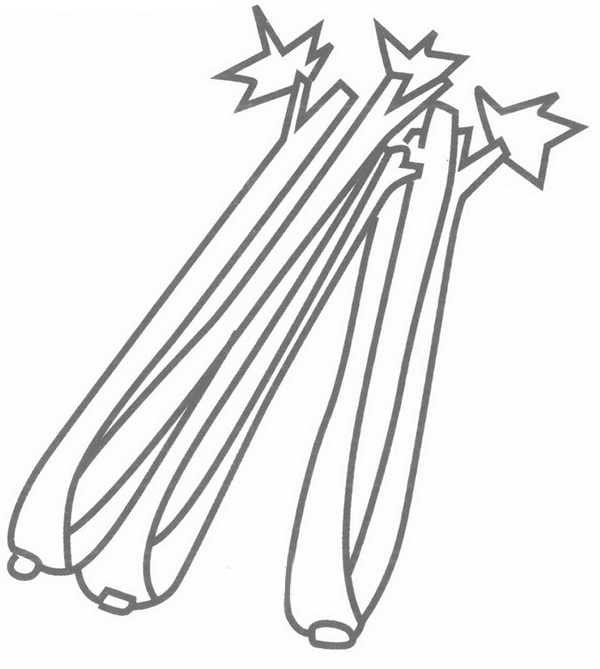 芹菜简笔画分解步骤(芹菜简笔画图片大全图片大全集)