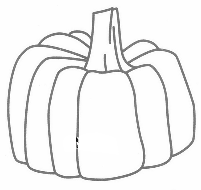 南瓜简笔画分解步骤(南瓜简笔画图画大全)