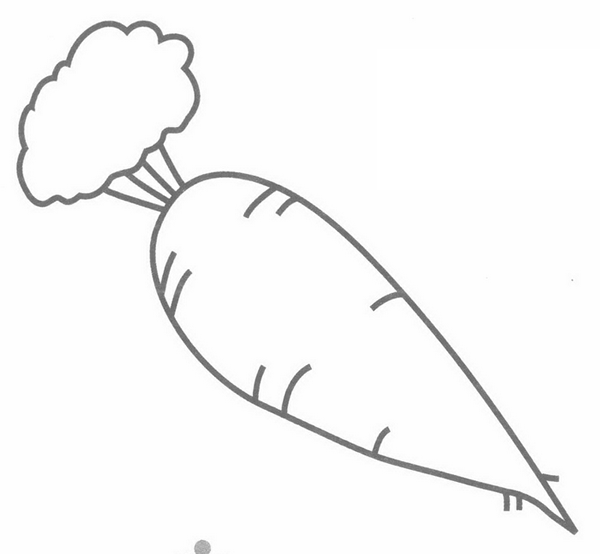 胡萝卜简笔画分解步骤(胡萝卜简笔画分解图片)