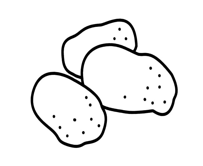 超简单的土豆简笔画(超简单的土豆简笔画大全)