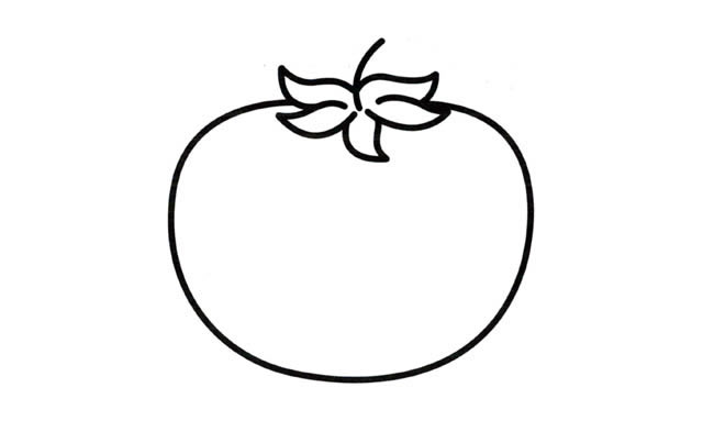 超简单的番茄简笔画(番茄简笔画简单又漂亮)