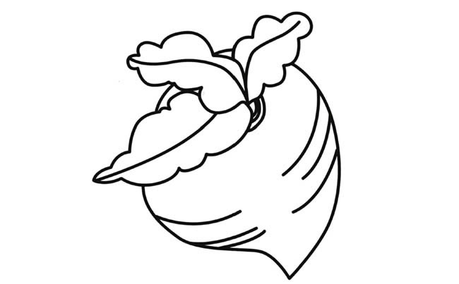 红色的萝卜简笔画(红色的萝卜简笔画图片)