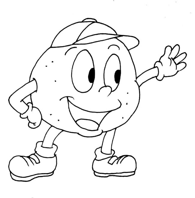 戴帽子的土豆简笔画(戴着帽子的简笔画)