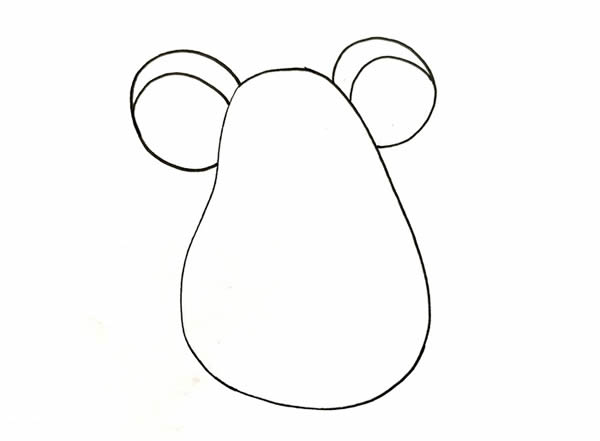 拿着铜钱的老鼠简笔画