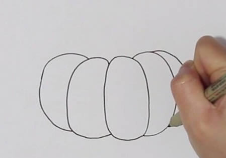 南瓜的简笔画怎么画(南瓜的简笔画怎么画最简单的)