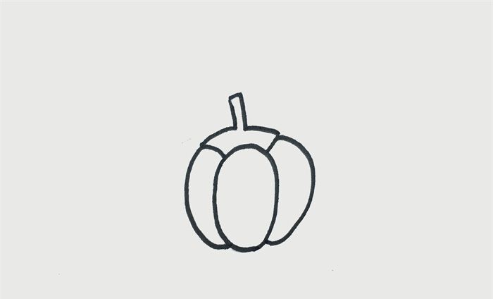 简单漂亮的南瓜简笔画(简单的南瓜画法)