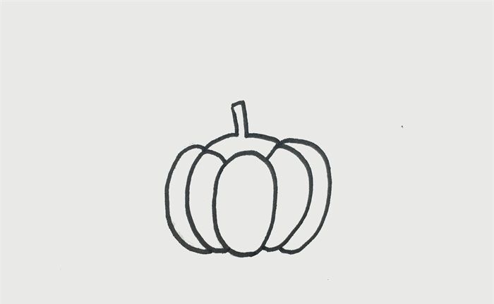 南瓜怎么画简单又漂亮