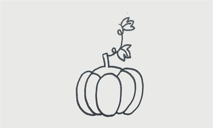南瓜怎么画简单又漂亮