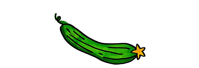 丝瓜简笔画的画法(丝瓜简笔画)